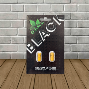 Alternative view of OPMS Black Kratom Extract Capsules