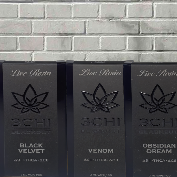3Chi Blackout Blend THCa + D9 +C8 Pods 2ml