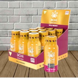 Alternative view of 3Chi Delta 9 THC Shots–20mg Wild Berry