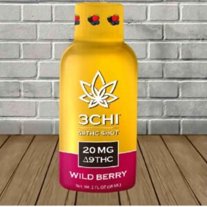 3Chi Delta 9 THC Shots–20mg Wild Berry