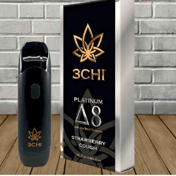 3Chi Platinum Live Resin Delta 8 THC Disposable 2ml - Image 3