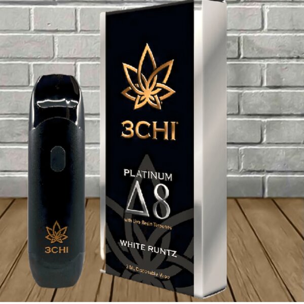 3Chi Platinum Live Resin Delta 8 THC Disposable 2ml - Image 4