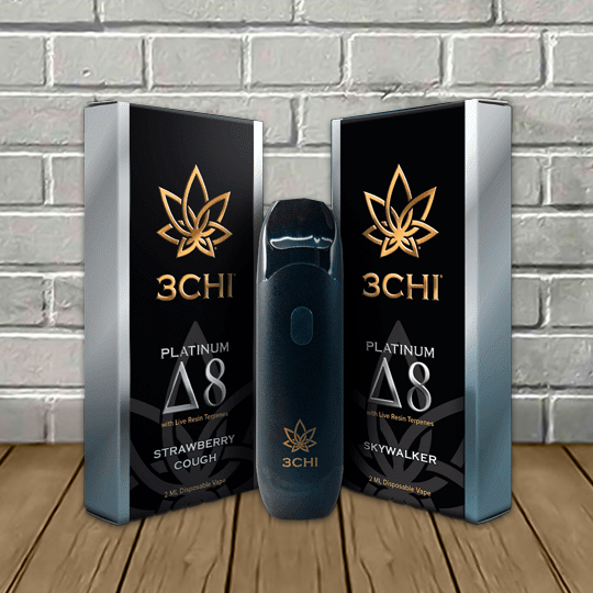 3Chi Platinum Live Resin Delta 8 THC Disposable 2ml