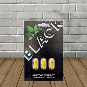 OPMS Black Kratom Extract Capsules - Image 3