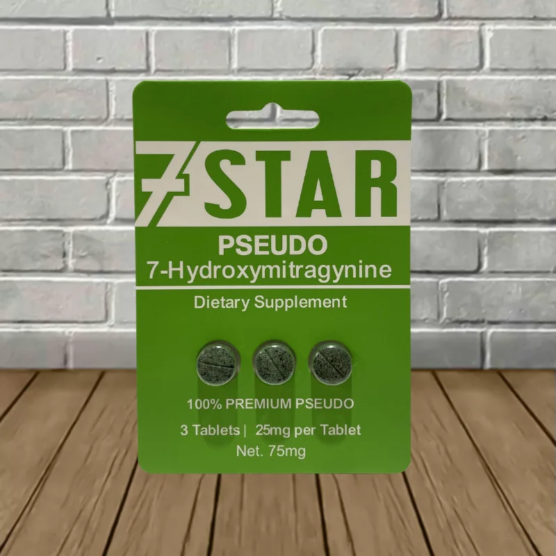 7 Star Pseudo + 7-Hydroxymitragynine Extract Tablets Full Case 10ct — DISCONTINUED - Image 3