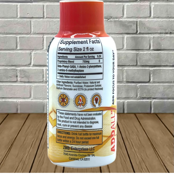 Addall XR Energy Blend Liquid Shot 2oz - Image 2