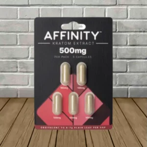 Alternative view of Affinity Kratom Extract Capsules 500mg
