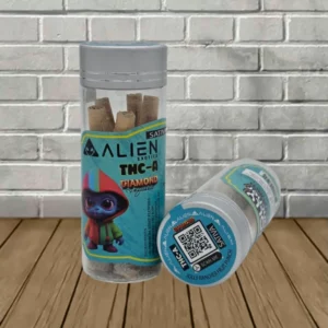 Alternative view of Alien Exotics THCa Diamond Infused Mini Prerolls 5ct — DISCONTINUED