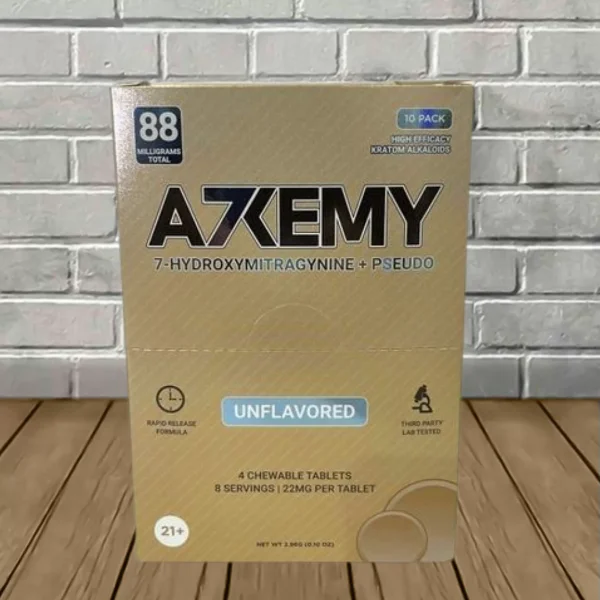 Alkemy 7-Hydroxymitragynine + Pseudo Chewable Extract Tablets Full Case 10ct — DISCONTINUED