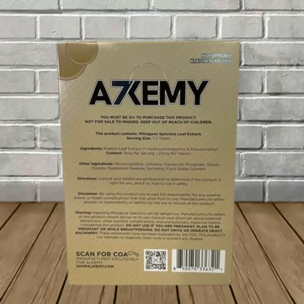Alkemy 7-Hydroxymitragynine + Pseudo Chewable Extract Tablets Full Case 10ct — DISCONTINUED - Image 2
