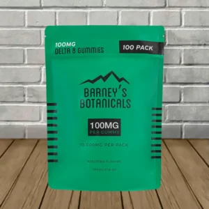 Barney’s Delta 8 THC 100mg 100ct Bag