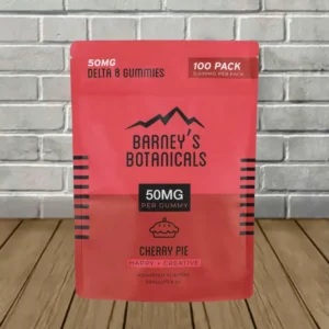 Barneys Botanicals Delta 8 THC 50mg Terpene Infused 100ct Bag - Image 3