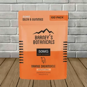 Barneys Botanicals Delta 8 THC 50mg Terpene Infused 100ct Bag - Image 5