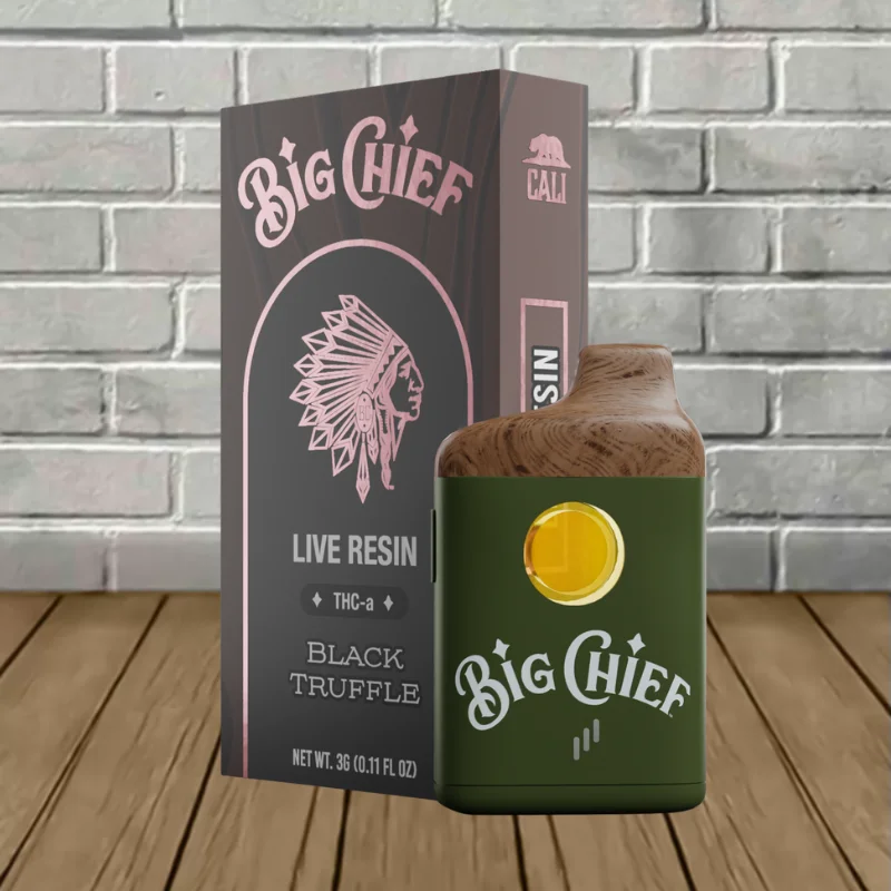 Big Chief Live Resin THCa 3g Disposable Vape