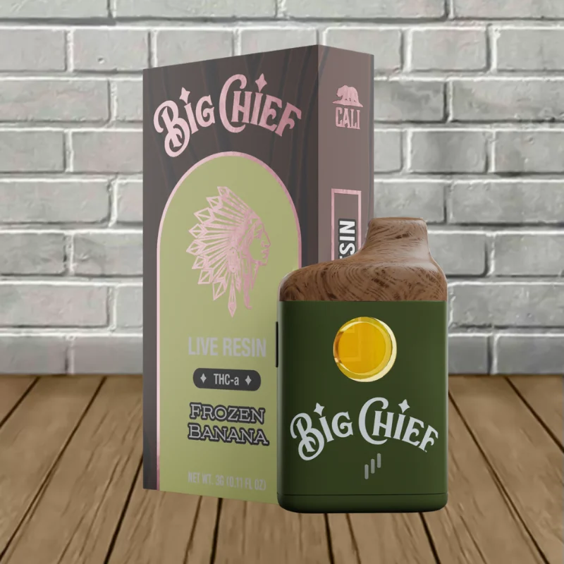 Big Chief Live Resin THCa 3g Disposable Vape - Image 3