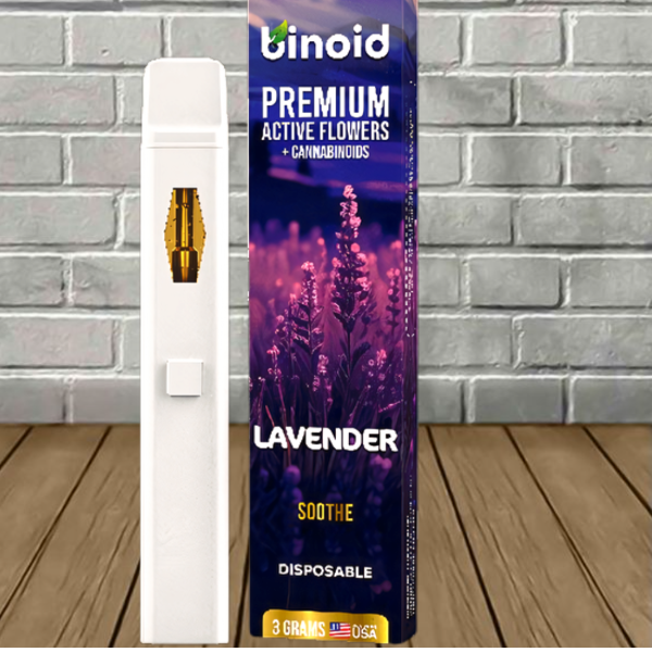 Binoid Active Flowers Blend Disposable Vape 3g - Image 2