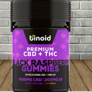Binoid Premium Live Resin D9 + CBD Gummies 20ct — DISCONTINUED - Image 4