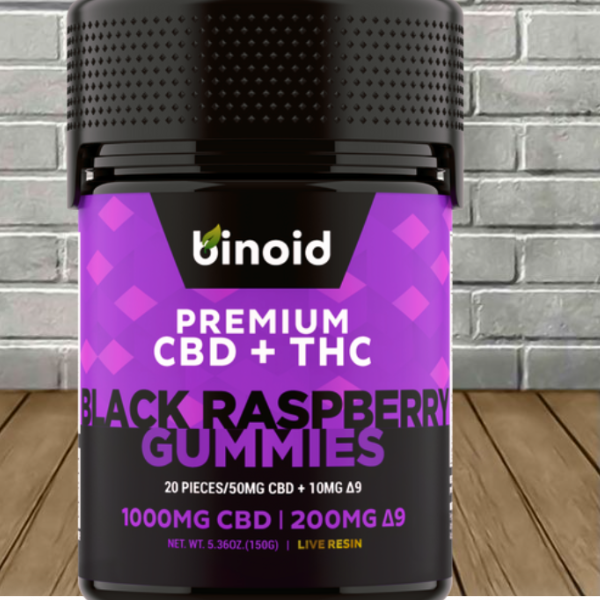Binoid Premium Live Resin D9 + CBD Gummies 20ct — DISCONTINUED - Image 4