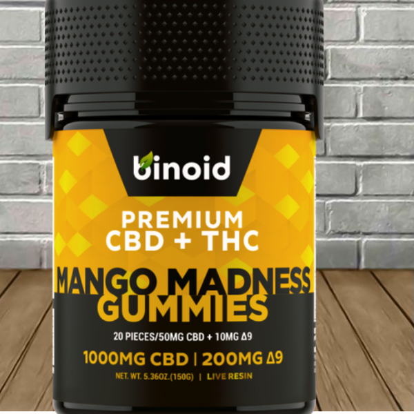 Binoid Premium Live Resin D9 + CBD Gummies 20ct — DISCONTINUED - Image 3