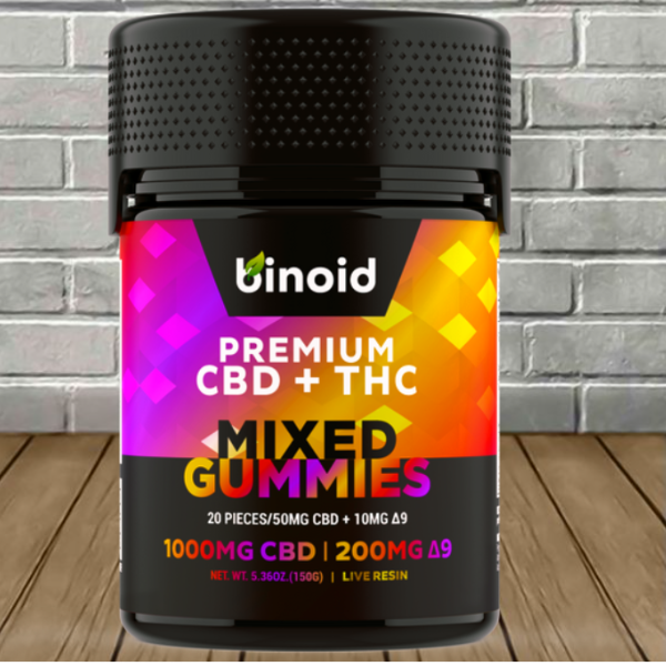 Binoid Premium Live Resin D9 + CBD Gummies 20ct — DISCONTINUED - Image 5