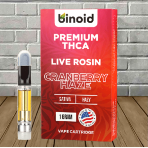 Binoid Premium Live Rosin THCa Vape Cartridge 1g - Image 6