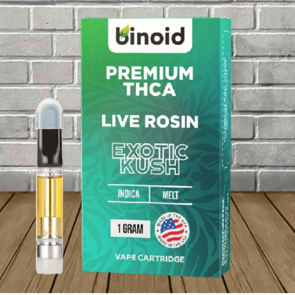 Binoid Premium Live Rosin THCa Vape Cartridge 1g - Image 4