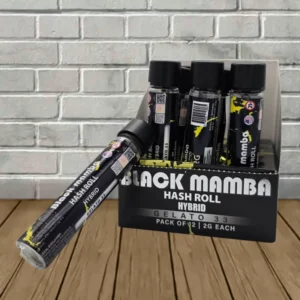 Black Mamba THCa Hash Hole Preroll 2g - Image 4