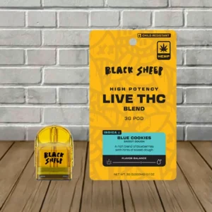 Alternative view of Black Sheep High Potency Live THC Quad Blend 3g Refill Pod