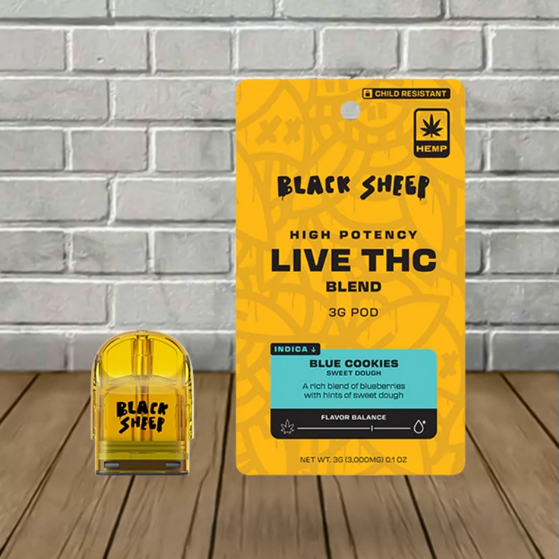 Black Sheep High Potency Live THC Quad Blend 3g Refill Pod - Image 2