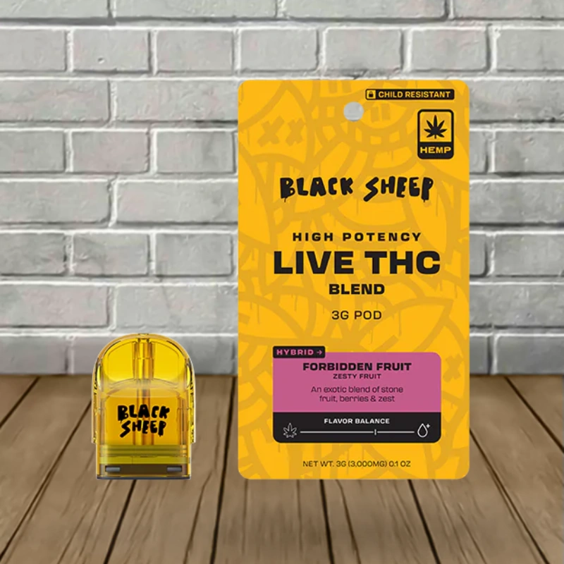 Black Sheep High Potency Live THC Quad Blend 3g Refill Pod - Image 3