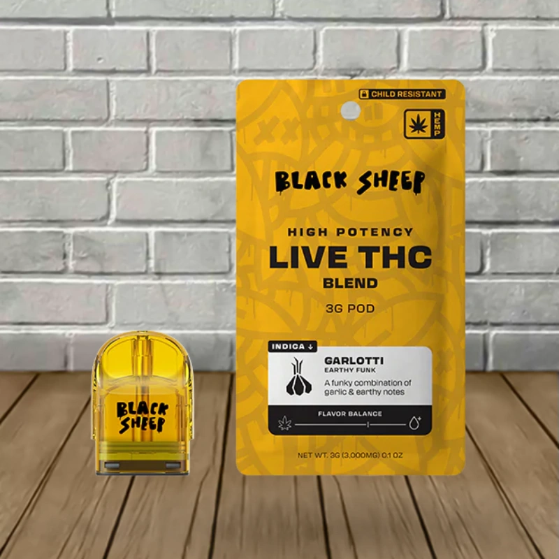 Black Sheep High Potency Live THC Quad Blend 3g Refill Pod - Image 4