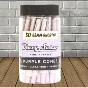 Blazy Susan 53mm Shortys Pre-Rolled Cones 50ct Jar - Image 3
