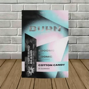 Burn Inferno Blend Delta 8 + THC-P + THC-B Gummies 5000mg