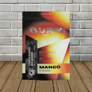 Burn Inferno Blend Delta 8 + THC-P + THC-B Gummies 5000mg - Image 5