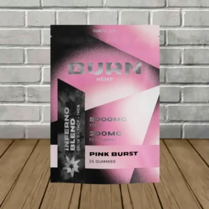 Burn Inferno Blend Delta 8 + THC-P + THC-B Gummies 5000mg - Image 7