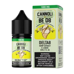 Alternative view of Cannoli Be D8 Delta-8 THC Hemp Extract E-Liquid 1000mg