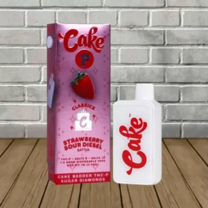 Alternative view of Cake P Classics D8 + THCP Sugar Diamonds Disposable 7g
