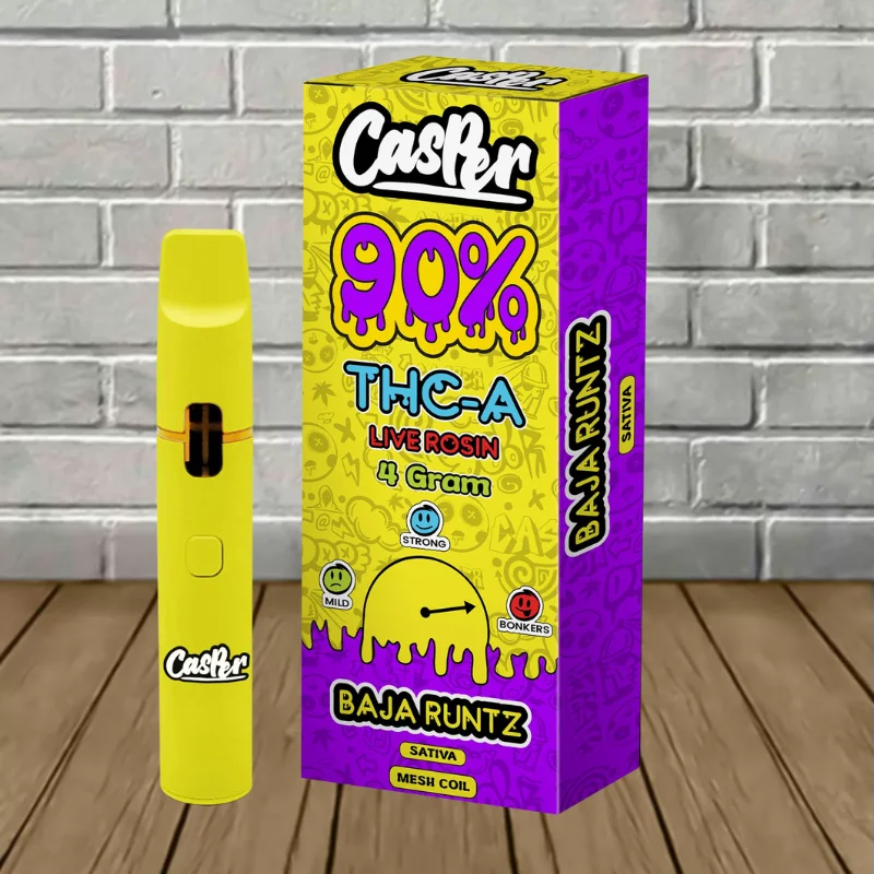 Casper Labs 90% Live Rosin THCa Disposable 4g — DISCONTINUED - Image 4