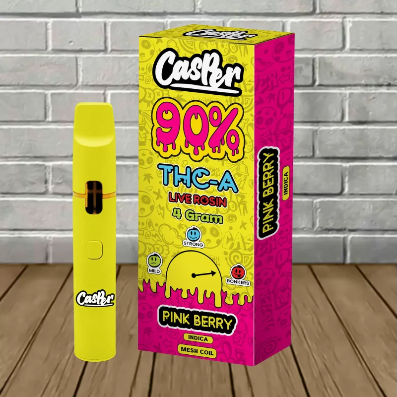 Casper Labs 90% Live Rosin THCa Disposable 4g — DISCONTINUED - Image 2