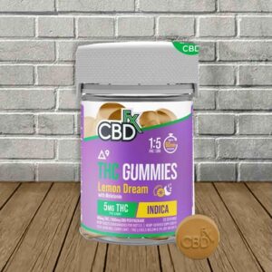 CBDfx Delta 9 THC + Melatonin Gummies Lemon Dream