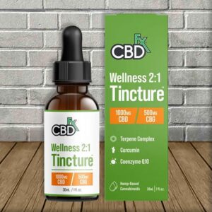 CBDfx Wellness Blend CBD + CBG Drops