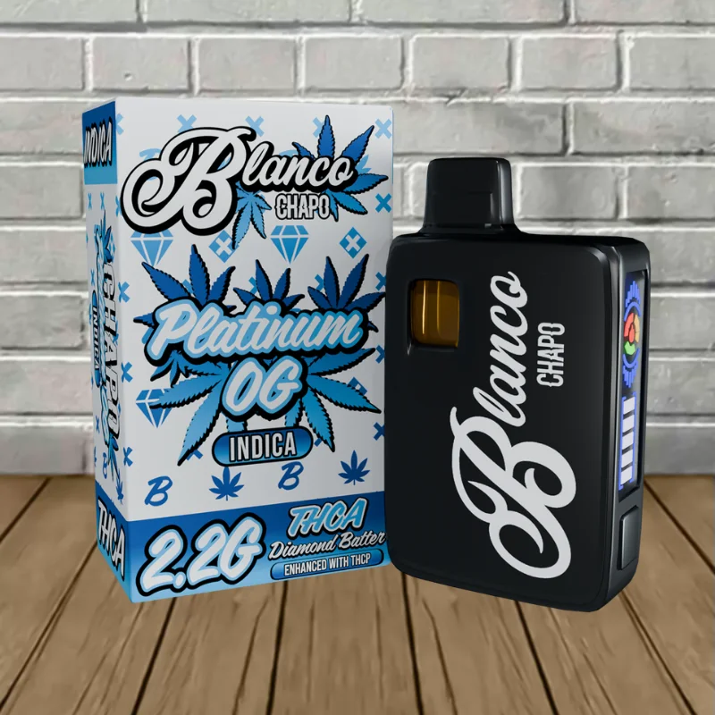 Chapo Blanco 2.2g THCA Diamond Batter Disposable Vape — DISCONTINUED - Image 5