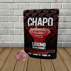 Alternative view of Chapo Extrax Live Rosin Blood Diamonds Gummies 1000mg — DISCONTINUED