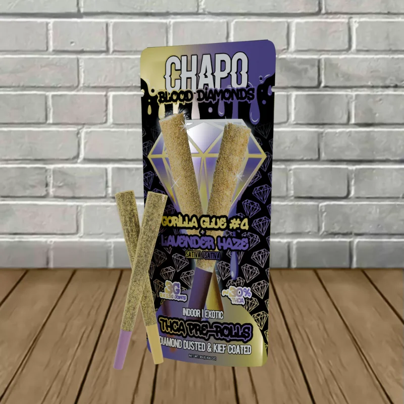 Chapo Blood Diamonds Duo THCA Prerolls — DISCONTINUED - Image 3