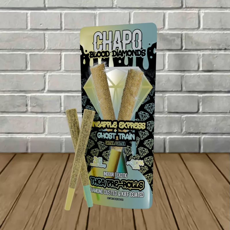 Chapo Blood Diamonds Duo THCA Prerolls — DISCONTINUED - Image 4