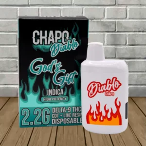 Alternative view of Chapo High Potency THCP Diablo Blend Disposable 2.2g