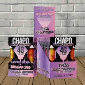 Alternative view of Chapo Extrax Live Rosin Blood Diamonds Duo Cartridge 4g — DISCONTINUED