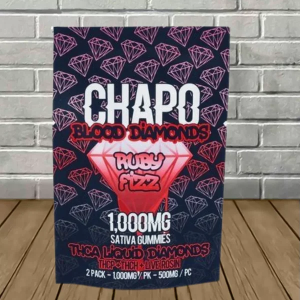 Chapo Extrax Live Rosin Blood Diamonds Gummies 1000mg — DISCONTINUED