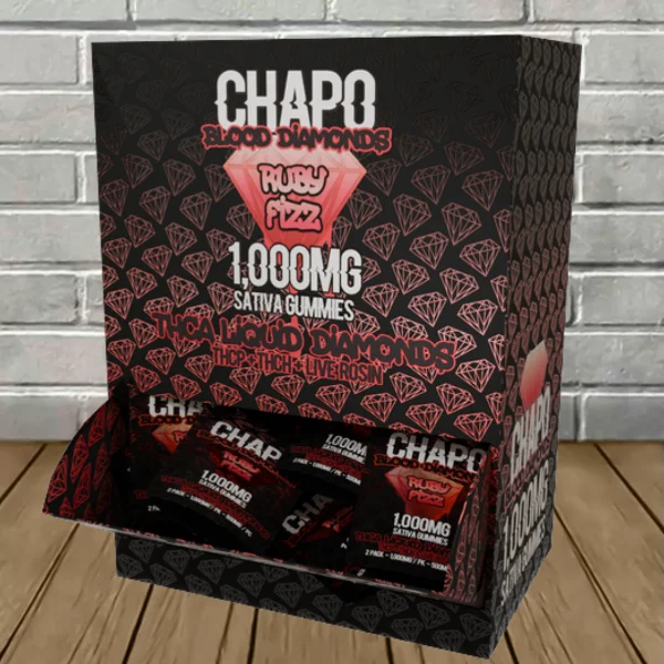 Chapo Extrax Live Rosin Blood Diamonds Gummies 1000mg — DISCONTINUED - Image 3