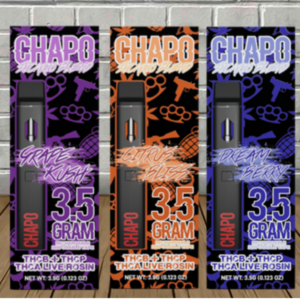 Chapo Extrax Live Rosin Sicario Blend Disposable Vape 3.5g — DISCONTINUED